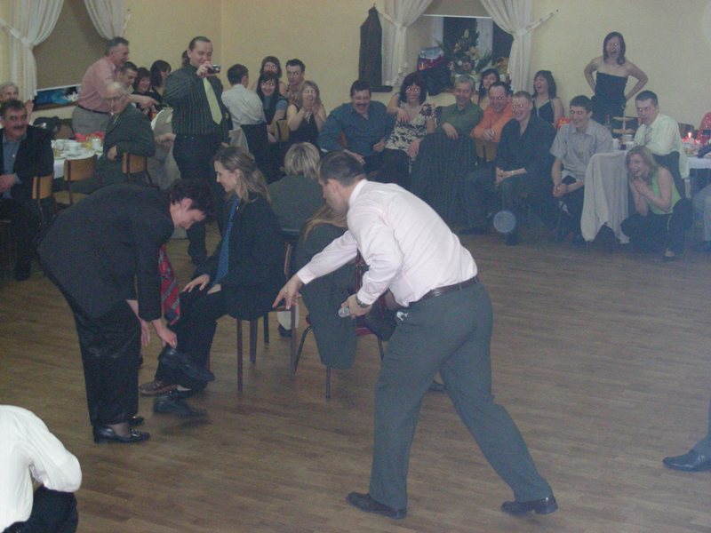 Podczas konkursu - buty meskie byly w sam raz